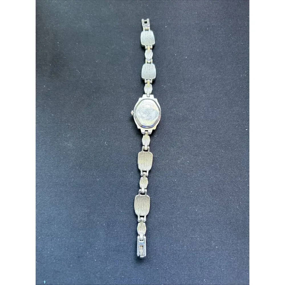 LA Express Blue MOP Dial Silver Tone Women’s Quartz Watch